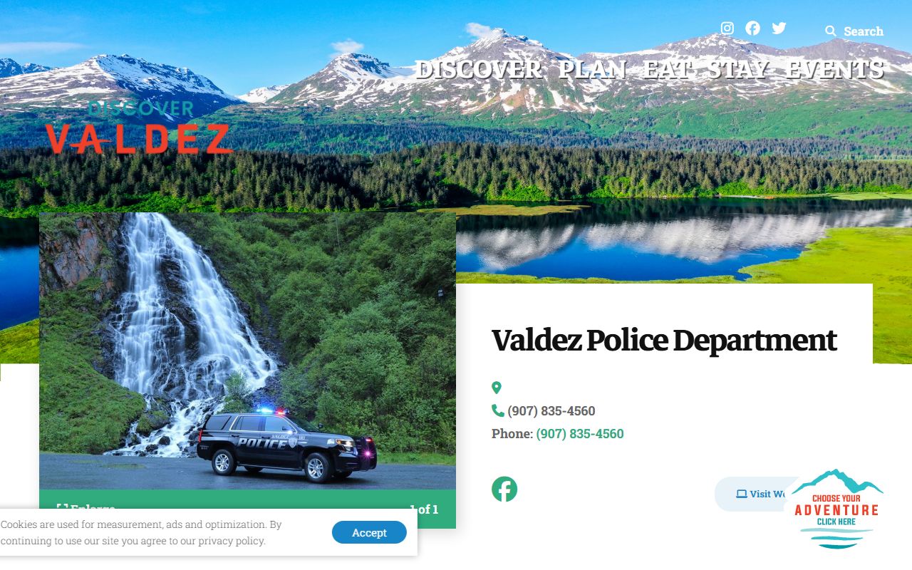 Valdez Police Department DUI records