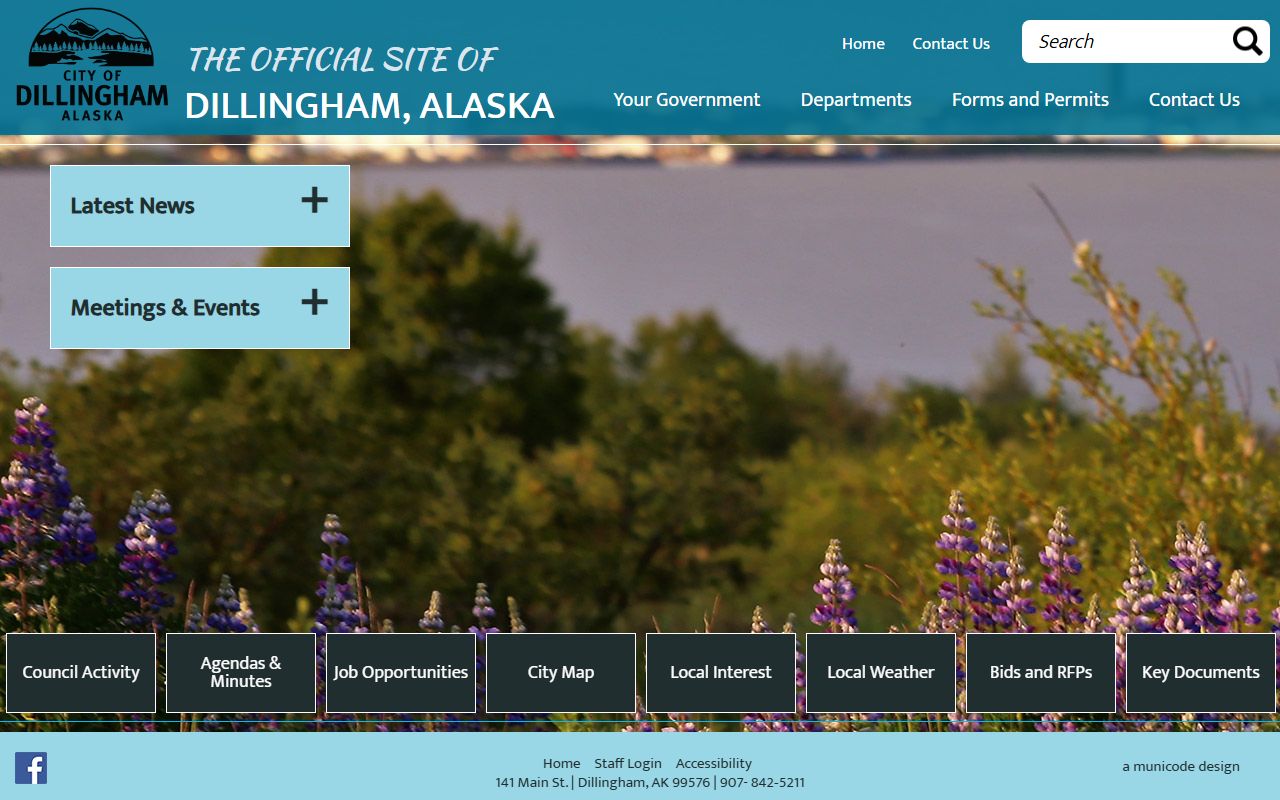 City of Dillingham website for municipal records and public safety contacts