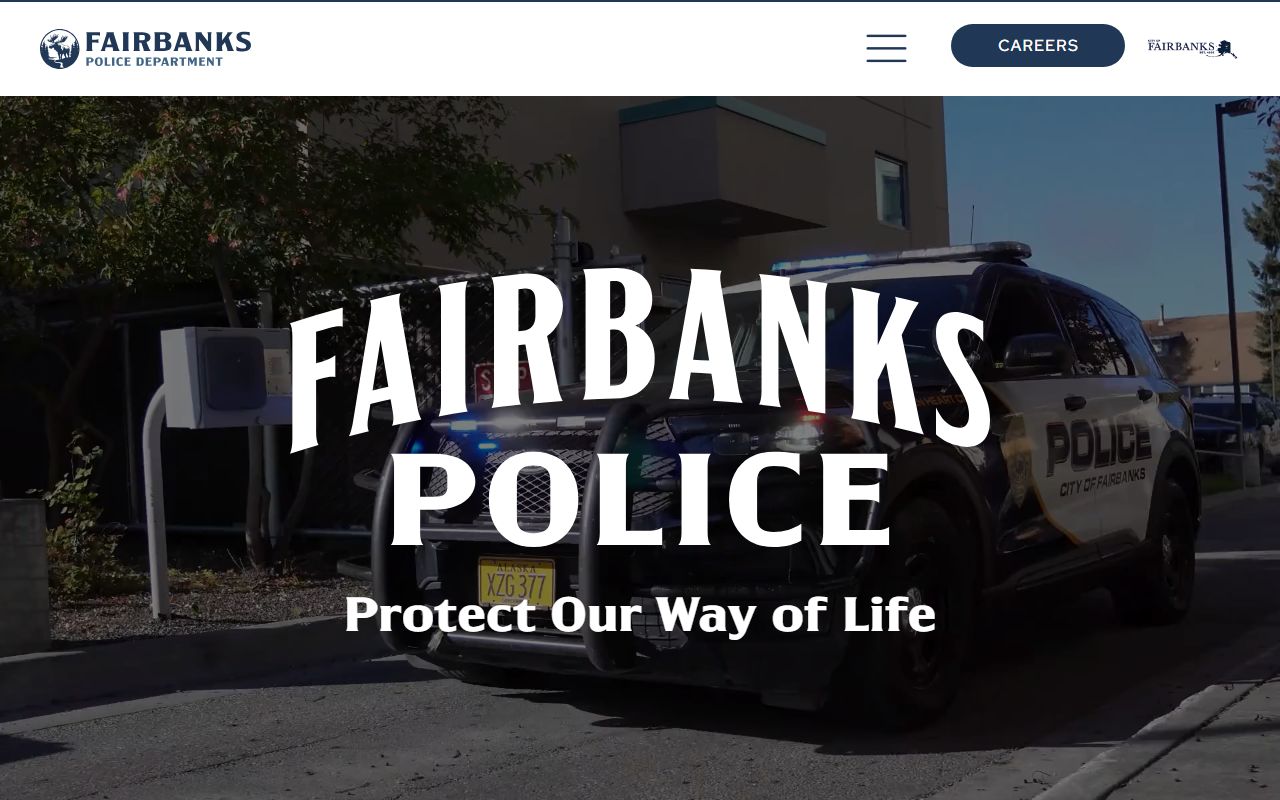 Fairbanks Police Department website for DUI arrest records in Fairbanks North Star Borough
