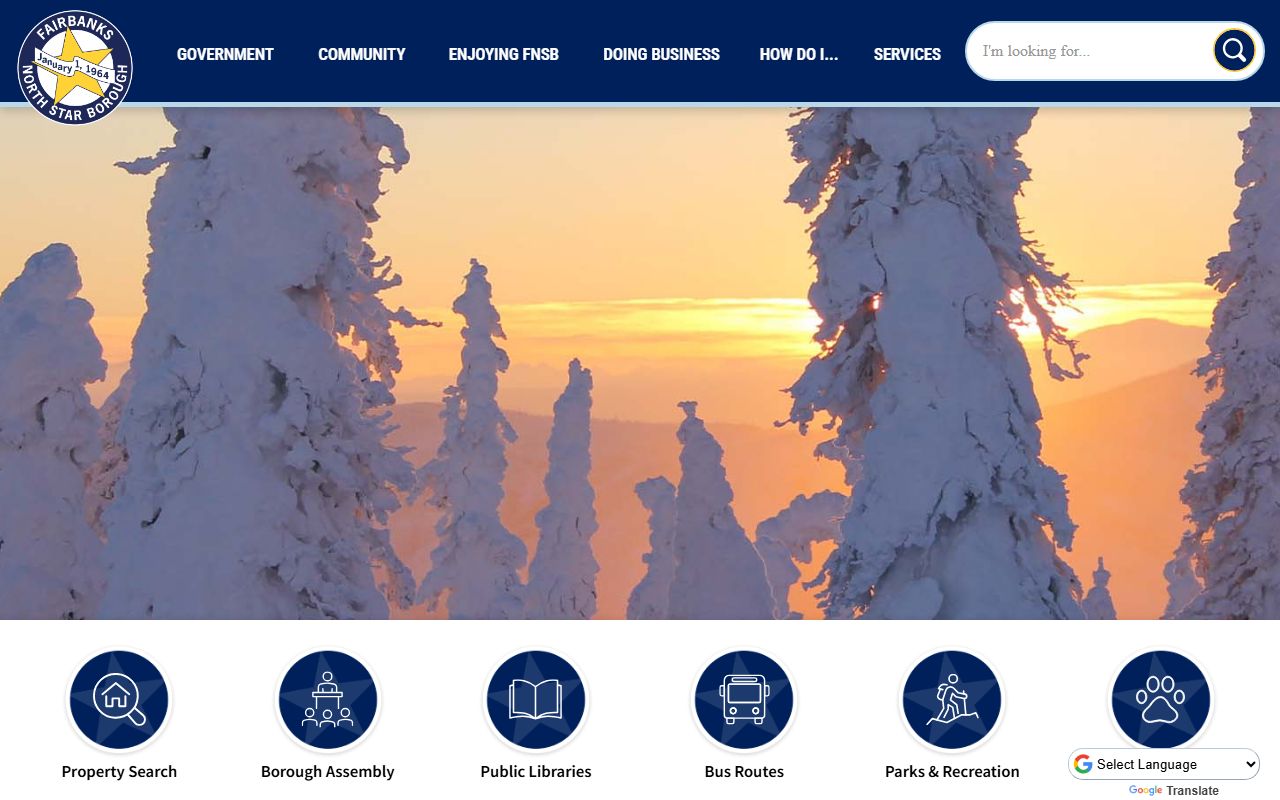 Fairbanks North Star Borough official website for DUI and public records