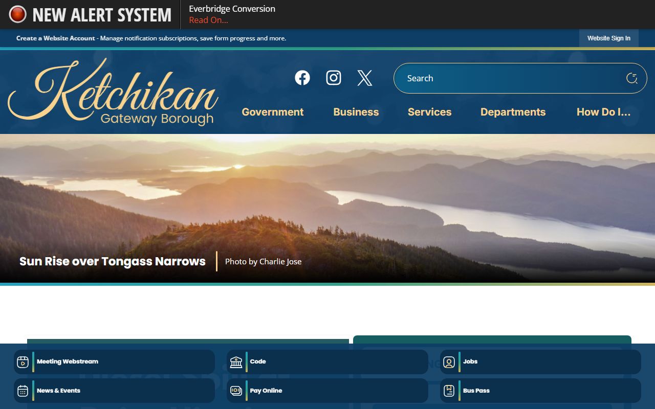 Ketchikan Gateway Borough official website DUI records