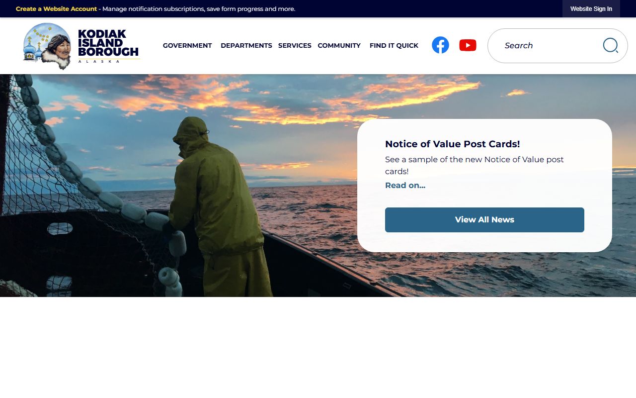 Kodiak Island Borough official website DUI records