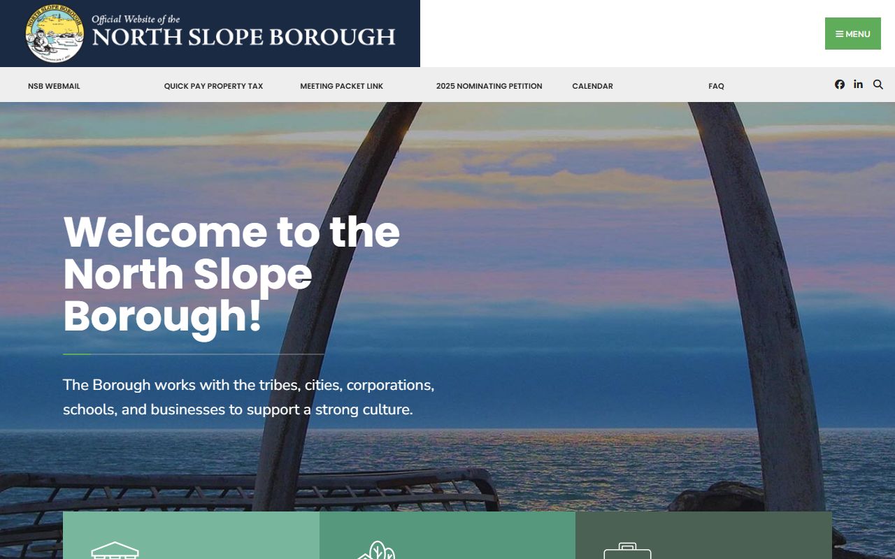 North Slope Borough official website DUI records