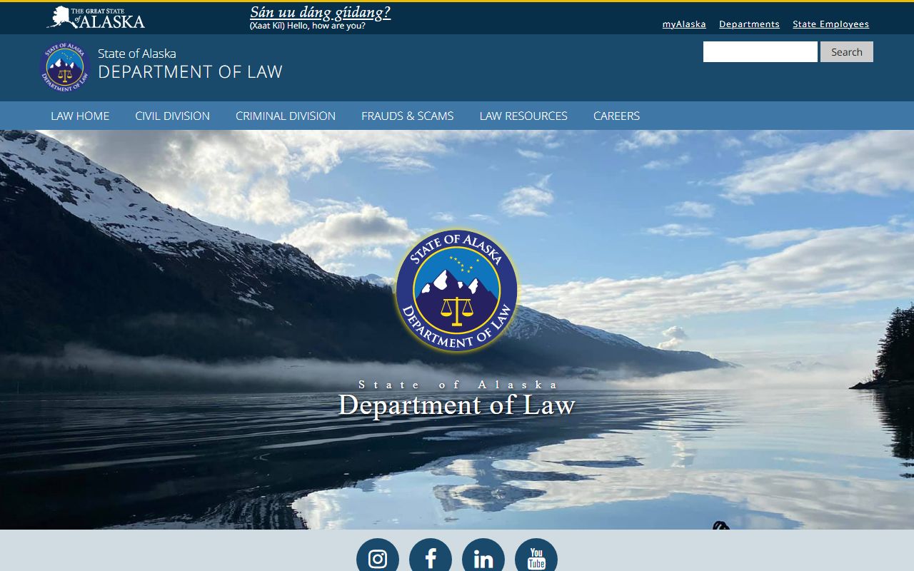Alaska Department of Law DUI prosecution and records